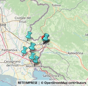 Mappa Piazza Nicolò Tommaseo, 34170 Gorizia GO, Italia (9.57364)