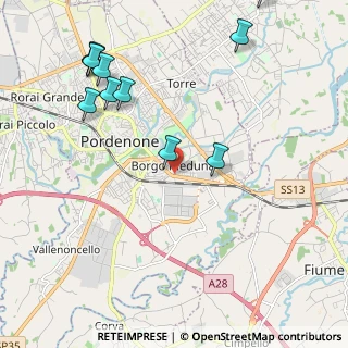 Mappa Via Udine N.82, 33170 Pordenone PN, Italia (2.56091)