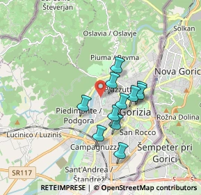 Mappa Via A. Gramsci, 34170 Gorizia GO, Italia (1.31727)