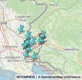 Mappa Via Antonio Gramsci, 34170 Gorizia GO, Italia (11.43462)