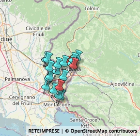 Mappa Via A. Gramsci, 34170 Gorizia GO, Italia (9.148)