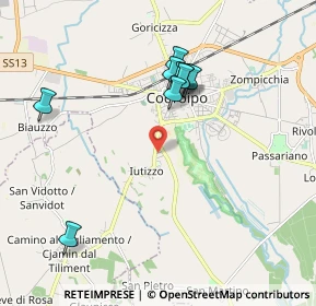 Mappa Via Michele Gortani, 33033 Codroipo UD, Italia (2.01636)