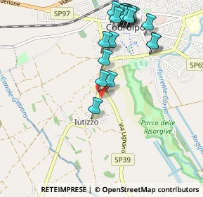 Mappa Via Michele Gortani, 33033 Codroipo UD, Italia (1.109)