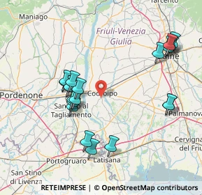 Mappa Via Michele Gortani, 33033 Codroipo UD, Italia (15.721)