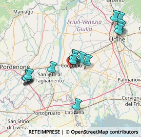 Mappa Via Michele Gortani, 33033 Codroipo UD, Italia (15.43167)