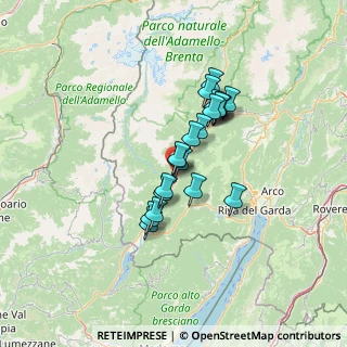 Mappa Via della Chiusura, 38085 Bersone TN, Italia (9.6015)