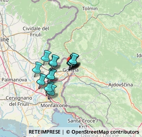 Mappa Via Graziadio Isaia Ascoli, 34170 Gorizia GO, Italia (8.8085)