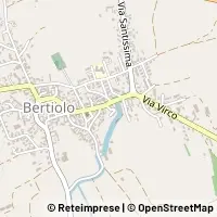 Mapa Bertiolo