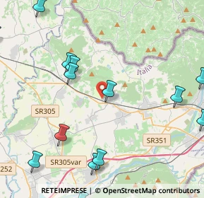 Mappa Via Battisti, 34070 Capriva del Friuli GO, Italia (6.42737)