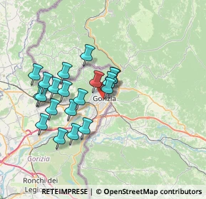 Mappa Via Giuseppe Mazzini, 34170 Gorizia GO, Italia (6.399)
