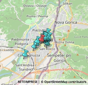 Mappa Via Giuseppe Mazzini, 34170 Gorizia GO, Italia (0.50941)