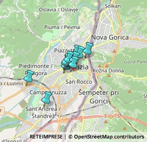 Mappa Via Giuseppe Mazzini, 34170 Gorizia GO, Italia (0.84091)