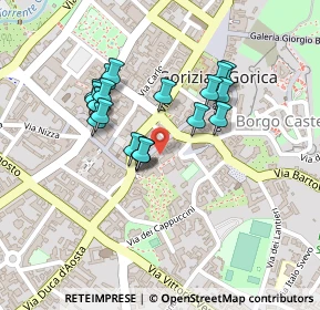 Mappa Via Giuseppe Mazzini, 34170 Gorizia GO, Italia (0.1845)