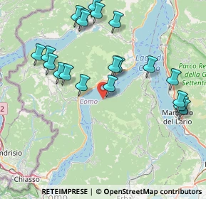 Mappa Località Calvasino, 22025 Lezzeno CO, Italia (8.6475)