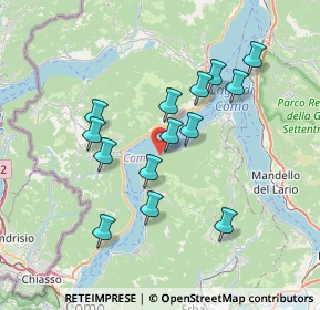 Mappa Località Calvasino, 22025 Lezzeno CO, Italia (6.46429)