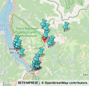 Mappa Via Castagneti n°, 23818 Pasturo LC, Italia (7.7885)
