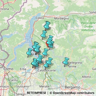 Mappa Via Castagneti n°, 23818 Pasturo LC, Italia (11.409)