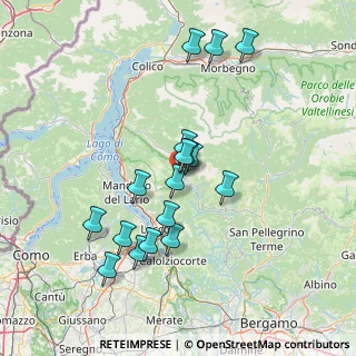 Mappa Via Castagneti n°, 23818 Pasturo LC, Italia (13.39235)