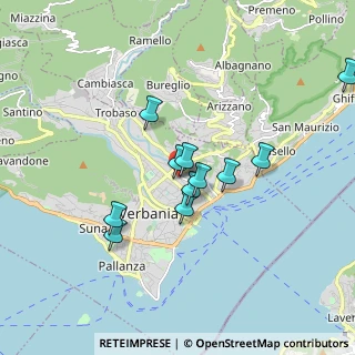 Mappa Via Maurizio Muller, 28922 Verbania VB, Italia (1.46818)