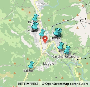 Mappa Via Pratobuscante, 23816 Barzio LC, Italia (1.43667)