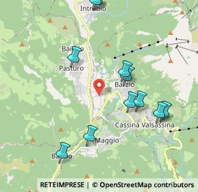 Mappa Via Pratobuscante, 23816 Barzio LC, Italia (2.10818)