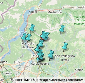 Mappa Via Pratobuscante, 23816 Barzio LC, Italia (10.539)