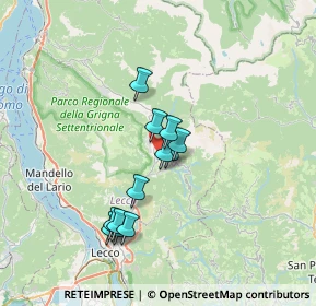 Mappa Via Pratobuscante, 23816 Barzio LC, Italia (5.6975)