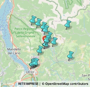 Mappa Via Pratobuscante, 23816 Barzio LC, Italia (5.69938)