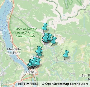 Mappa Via Pratobuscante, 23816 Barzio LC, Italia (6.62063)
