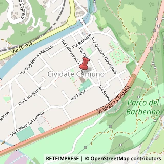 Mappa Via Giacomini, 3, 25040 Cividate Camuno, Brescia (Lombardia)