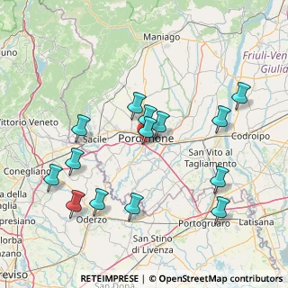 Mappa Pordenone Aviano Oderzo, 33170 Pravisdomini PN, Italia (15.97)