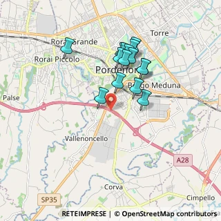 Mappa Pordenone Aviano Oderzo, 33170 Pravisdomini PN, Italia (1.56867)