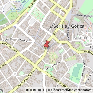 Mappa Via Giuseppe Garibaldi,  13, 34170 Gorizia, Gorizia (Friuli-Venezia Giulia)