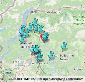 Mappa Via Milano, 23816 Barzio LC, Italia (11.253)