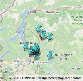 Mappa Via Milano, 23816 Barzio LC, Italia (11.057)