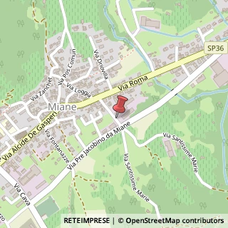 Mappa Via SS. Marie, 15, 31050 Miane, Treviso (Veneto)