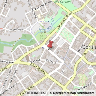 Mappa Via Armando Diaz, 13, 34170 Gorizia, Gorizia (Friuli-Venezia Giulia)
