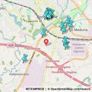 Mappa Via Pomponio Amalteo, 33170 Pordenone PN, Italia (1.159)