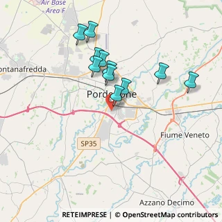 Mappa Via Pomponio Amalteo, 33170 Pordenone PN, Italia (3.28545)