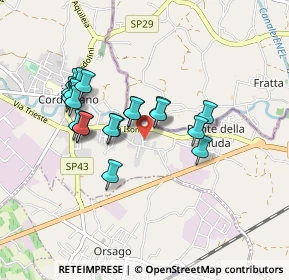 Mappa Via Colombera Francesco, 31016 Cordignano TV, Italia (0.7585)