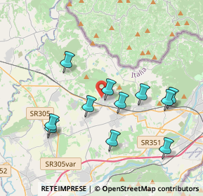 Mappa Via I Maggio, 34070 Capriva del Friuli GO, Italia (3.74091)