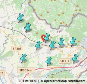 Mappa Via I Maggio, 34070 Capriva del Friuli GO, Italia (3.73364)