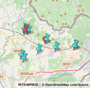 Mappa Via I Maggio, 34070 Capriva del Friuli GO, Italia (3.60909)