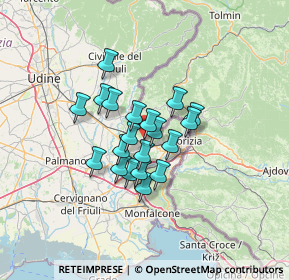 Mappa Via I Maggio, 34070 Capriva del Friuli GO, Italia (9.015)