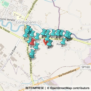 Mappa Via Gian Dominico Tiepolo, 31016 Cordignano TV, Italia (0.34074)