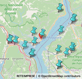 Mappa Via dell`Eriche, 28921 Pallanza VB, Italia (9.6425)