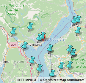 Mappa Via dell`Eriche, 28921 Pallanza VB, Italia (9.7775)