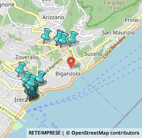 Mappa Via dell`Eriche, 28921 Pallanza VB, Italia (1.182)