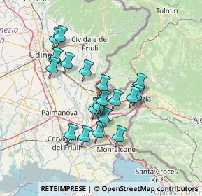 Mappa Via Corona, 34071 Cormons GO, Italia (11.478)