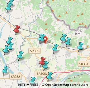 Mappa Via Corona, 34071 Cormons GO, Italia (5.7415)